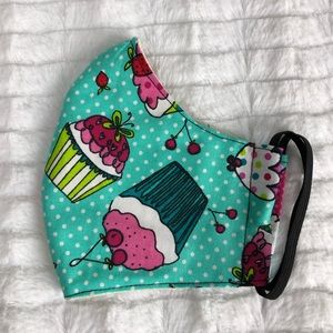 Cupcake handmade face mask